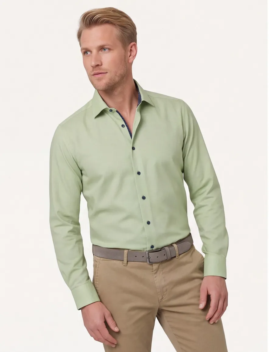 overhemd olymp groen ml5
