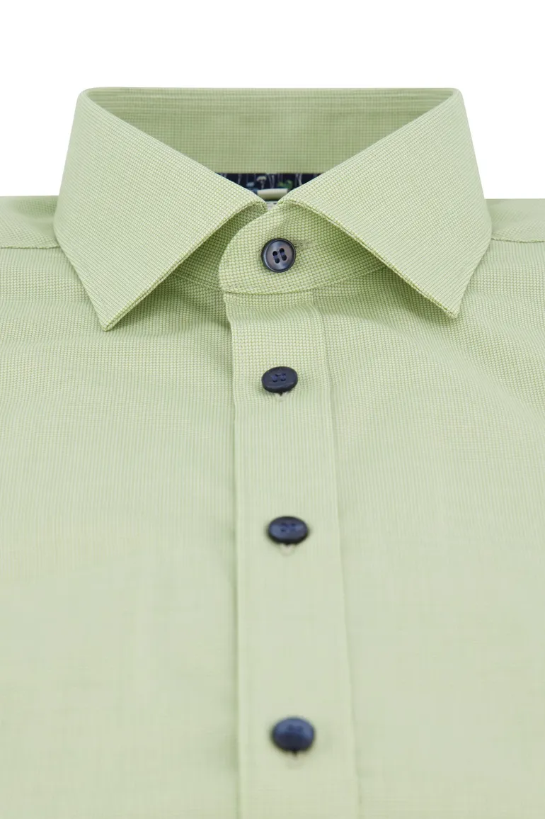 Olymp Level Five overhemd extra slim fit groen effen katoen