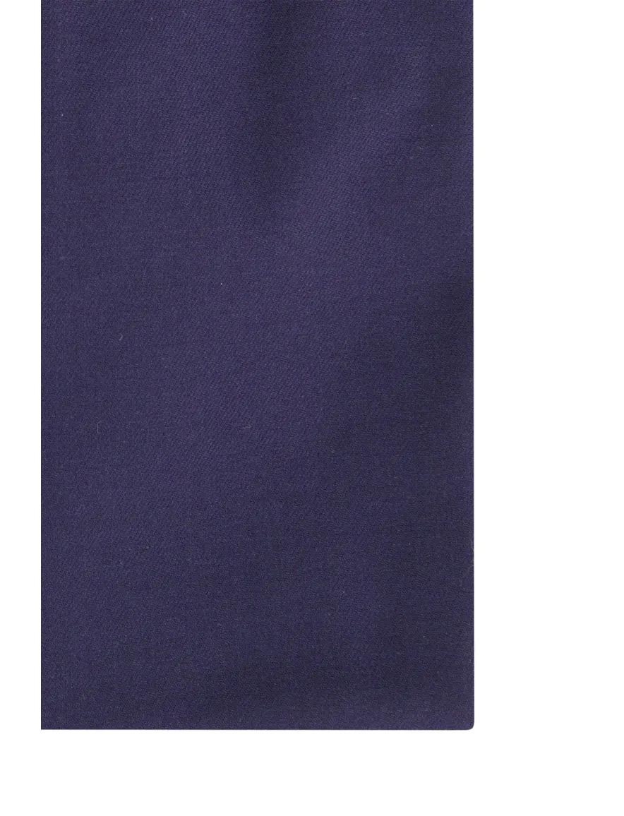 business overhemd Olymp donkerblauw effen katoen, polyester, stretch extra slanke fit