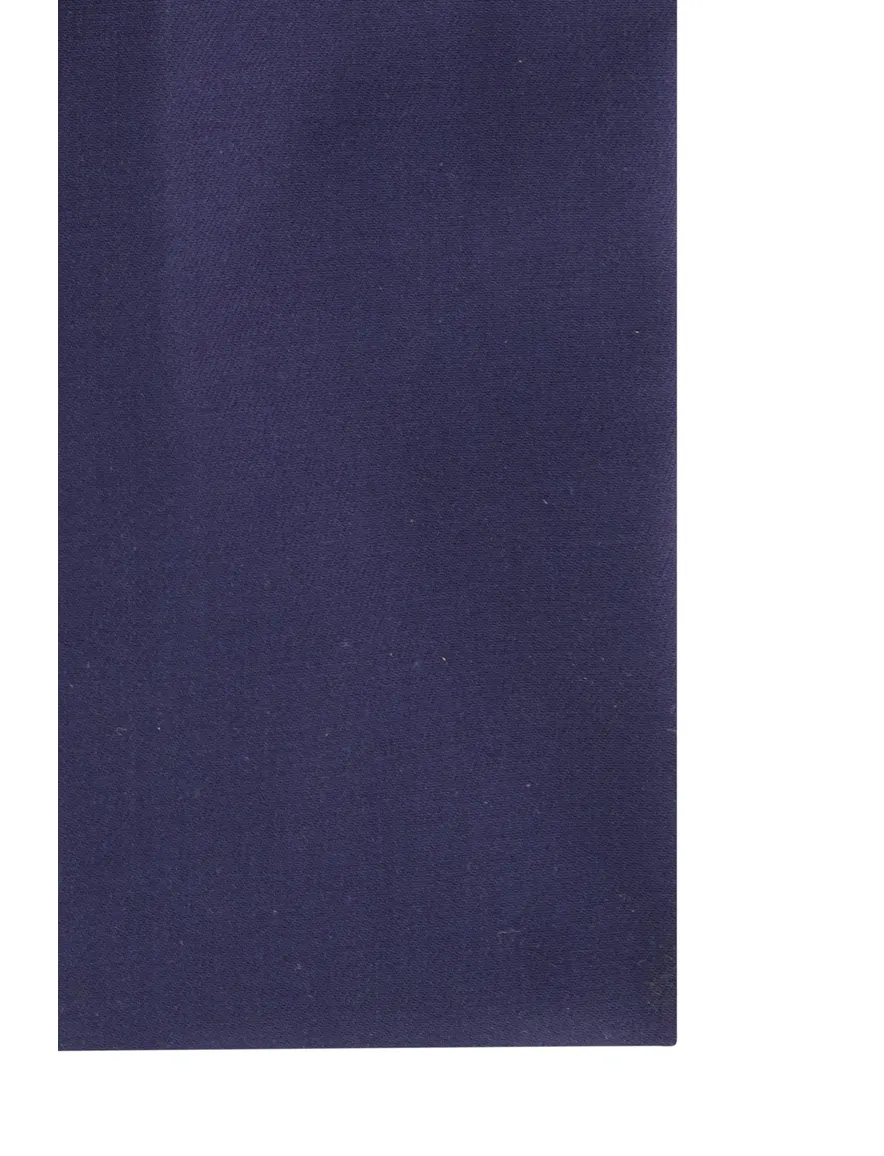 Olymp overhemd slim fit effen donkerblauw katoen