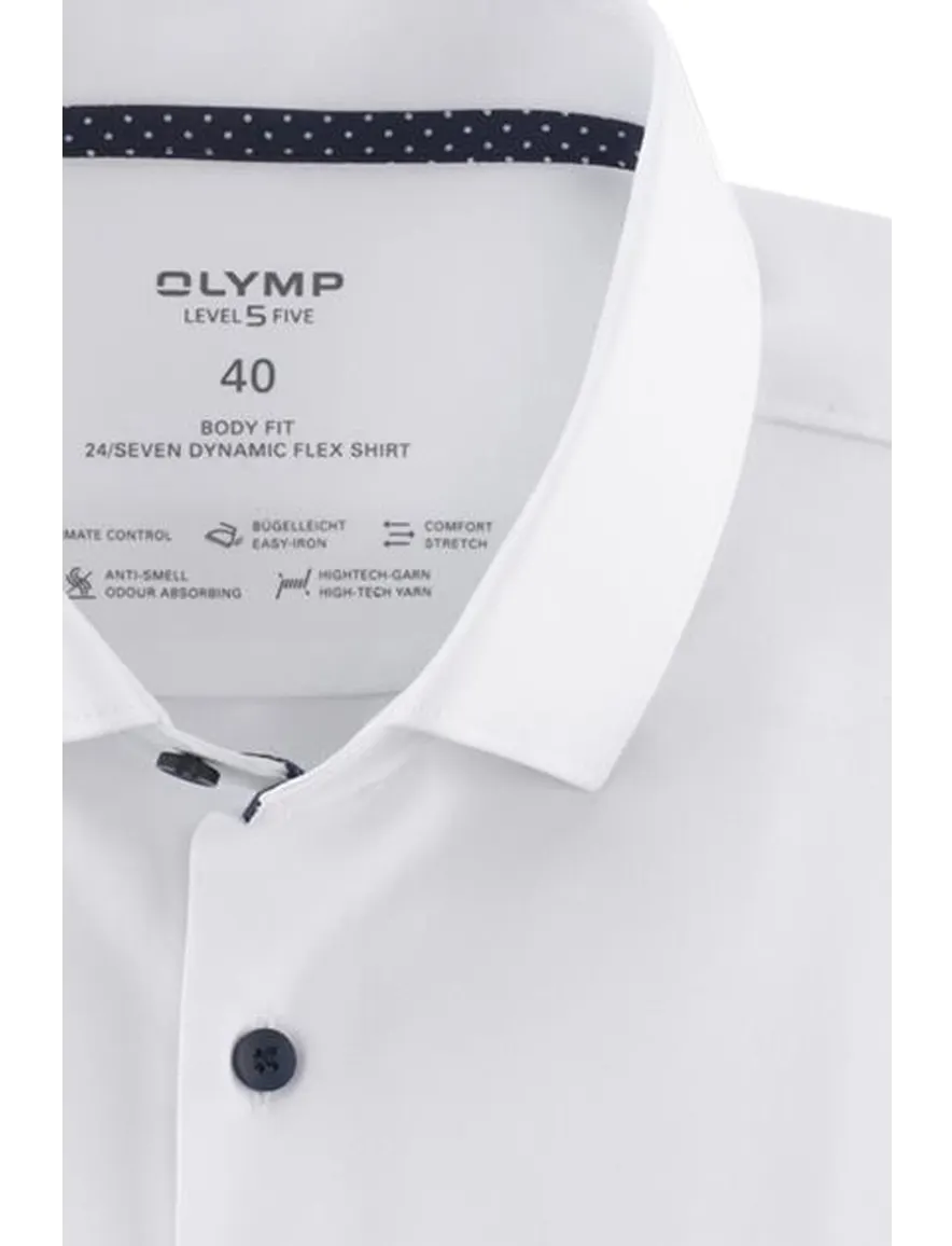 Olymp overhemd wit mouwlengte 5 Level 5