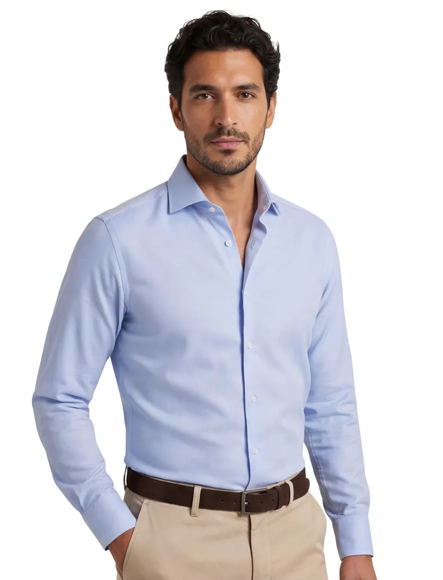 Olymp overhemd body fit blauw
