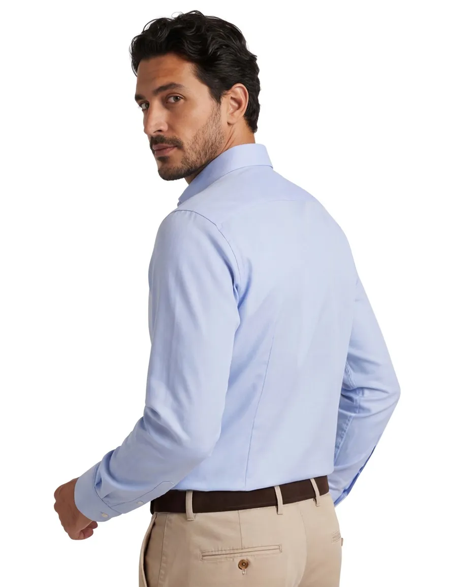 Olymp overhemd body fit blauw