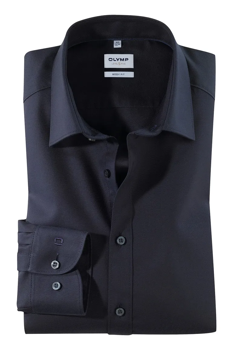 Olymp overhemd donkerblauw Body Fit