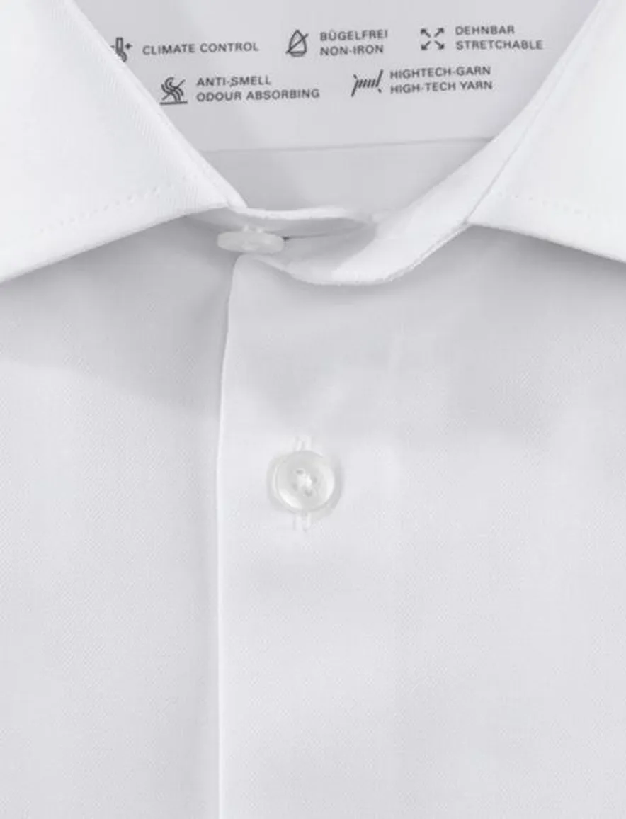 Olymp overhemd wit effen Luxor Modern Fit