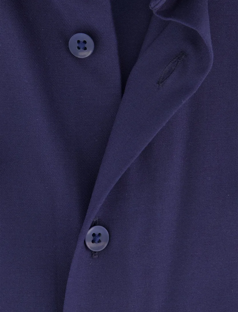 overhemd korte mouw Olymp Luxor Modern Fit donkerblauw