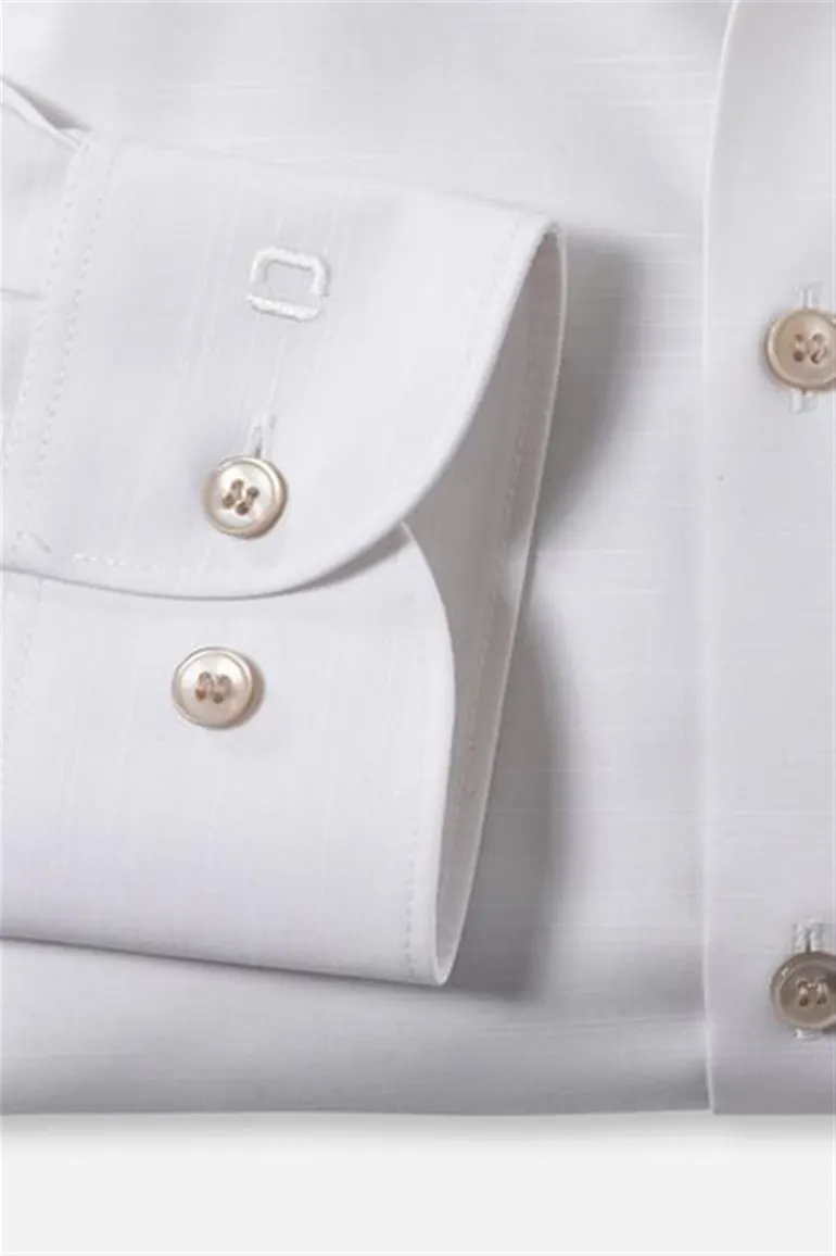 Olymp overhemden creme slim fit
