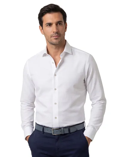 Olymp Olymp overhemden creme slim fit