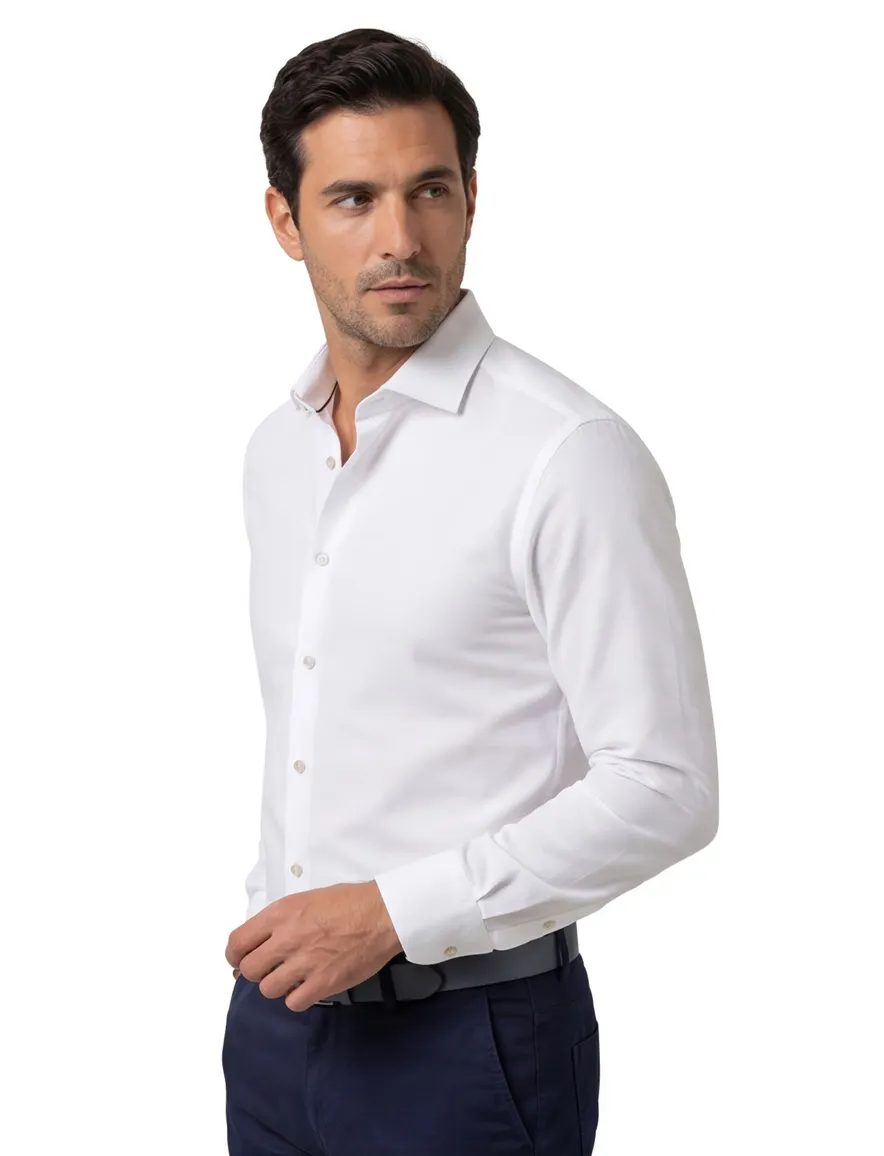 Olymp overhemden creme slim fit