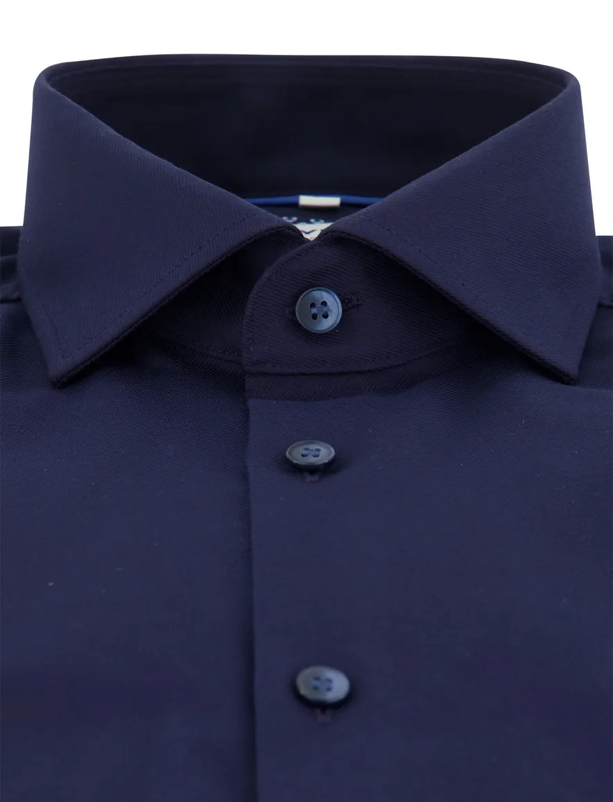 Olymp overhemd body fit donkerblauw