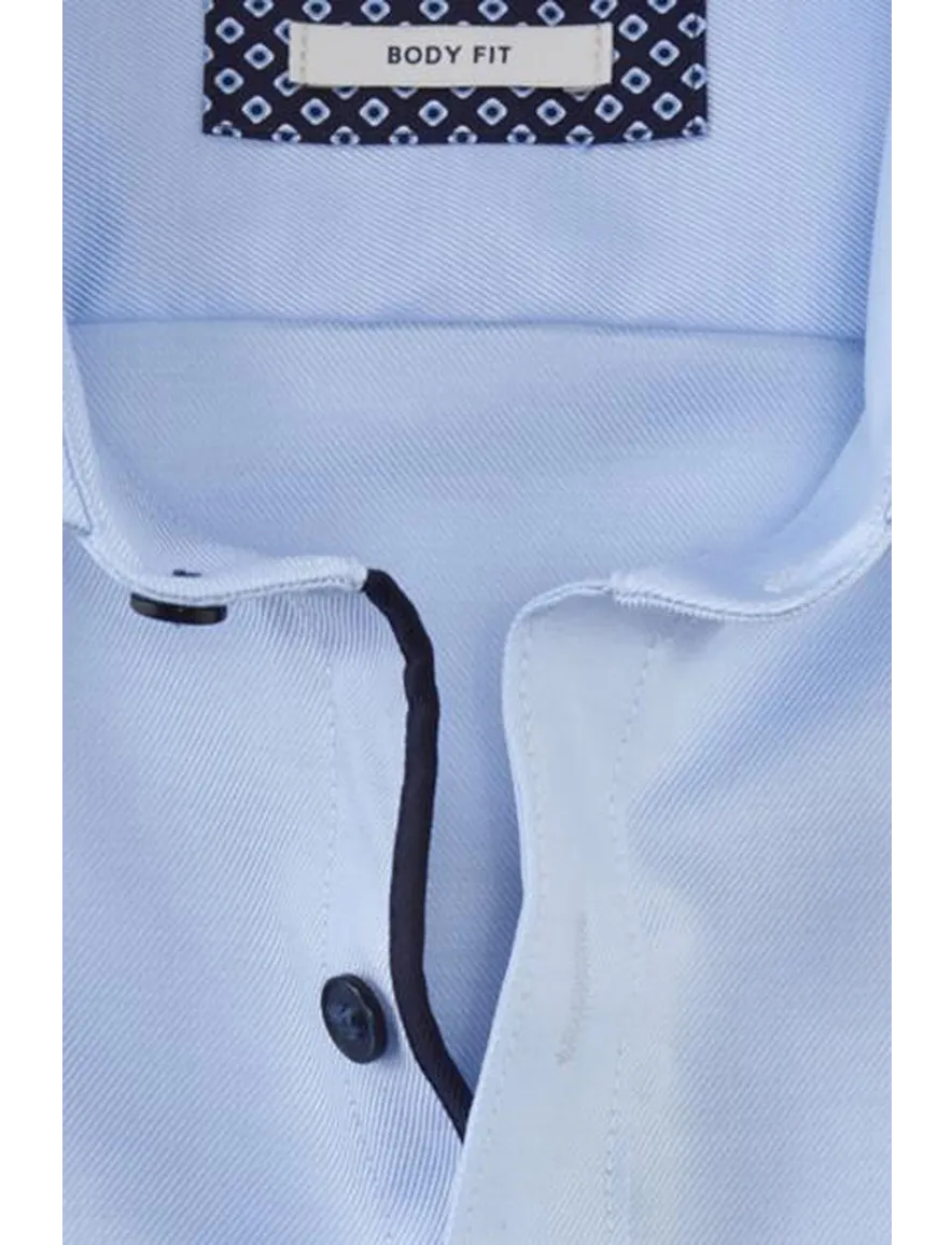 OLYMP Level Five body fit business overhemd blauw ml 7