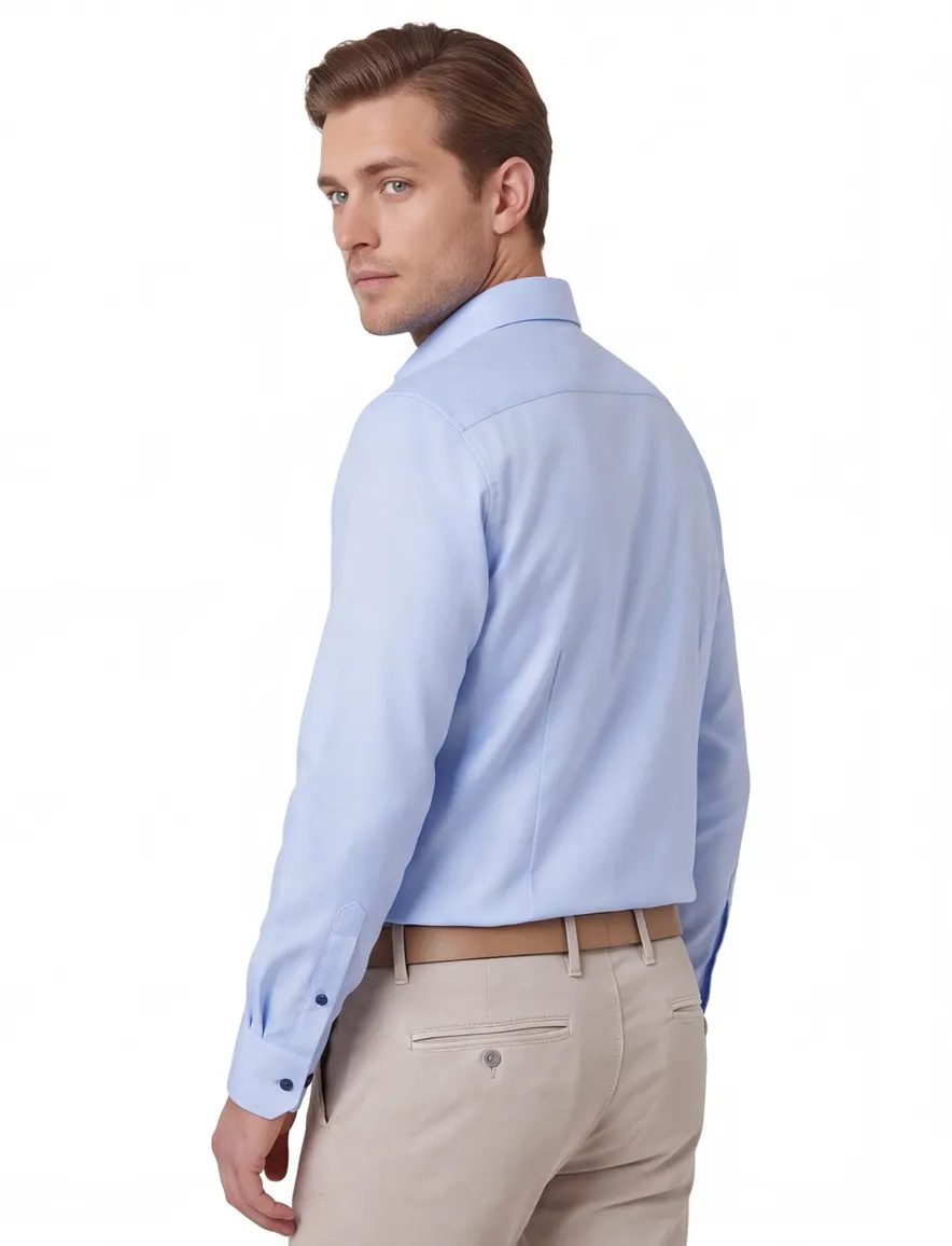 OLYMP Level Five body fit business overhemd blauw ml 7