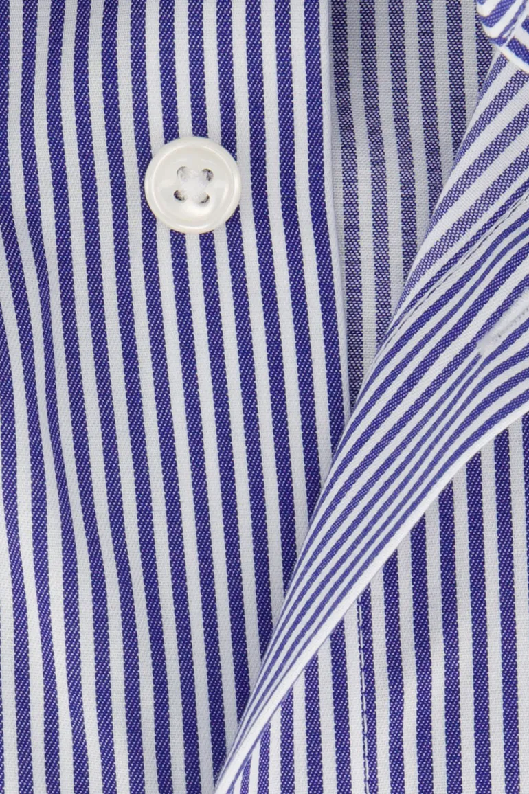 Olymp luxor donkerblauw gestreept