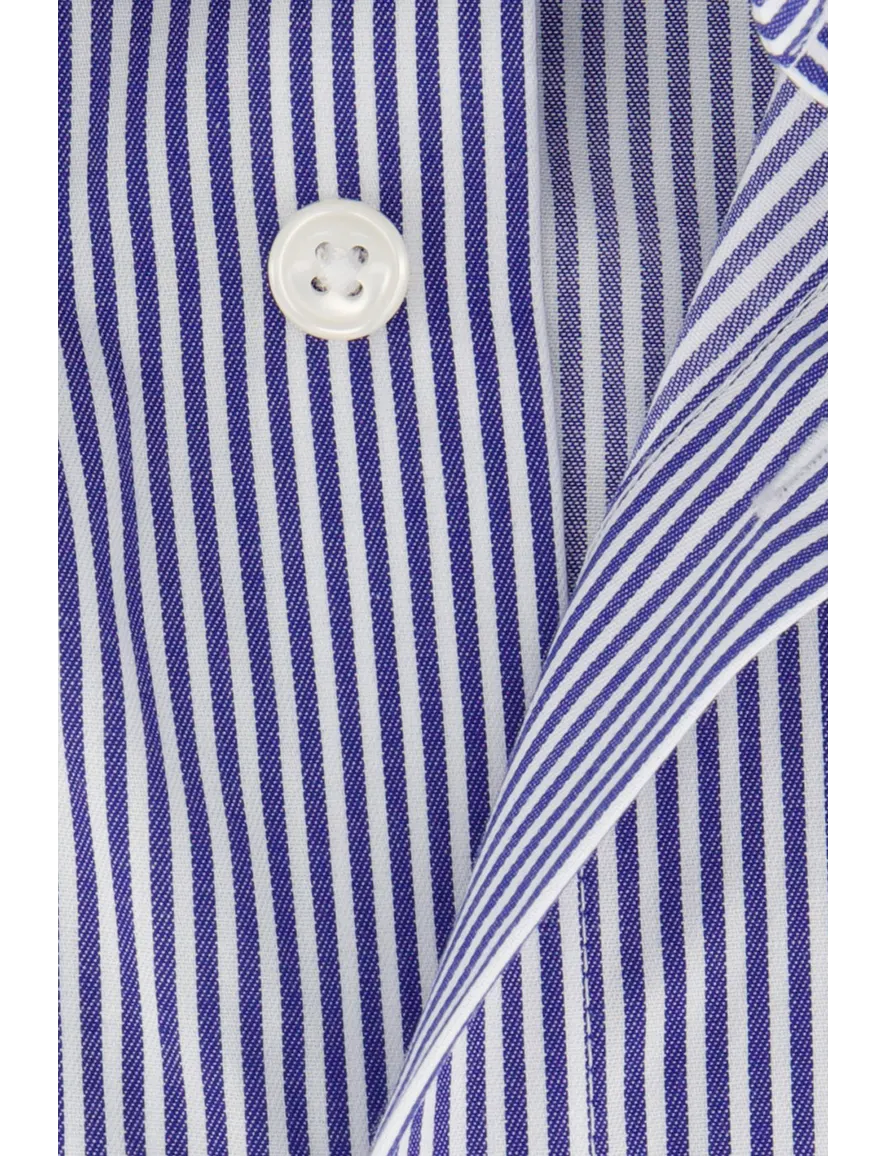 Olymp luxor donkerblauw gestreept