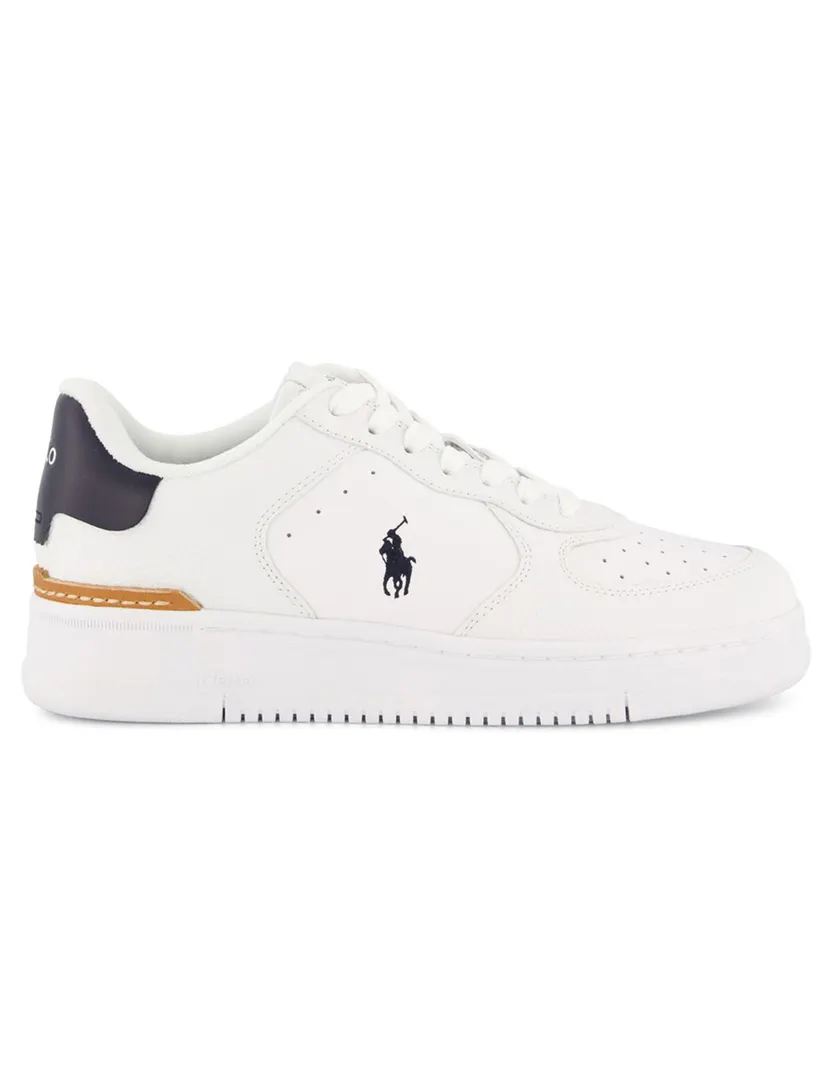 Polo Ralph Lauren effen sneakers wit