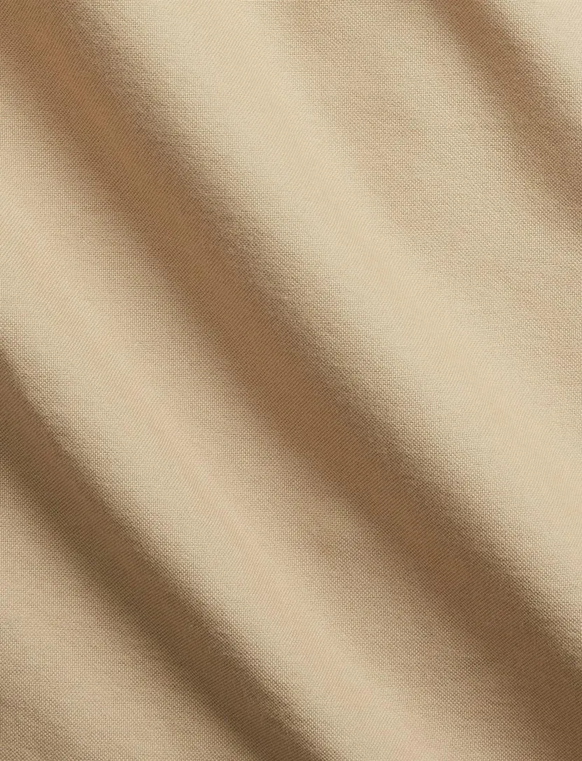 Beige Polo Ralph Lauren casual overhemd normale fit katoen