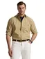 Polo Ralph Lauren katoenen overhemd normale fit beige effen