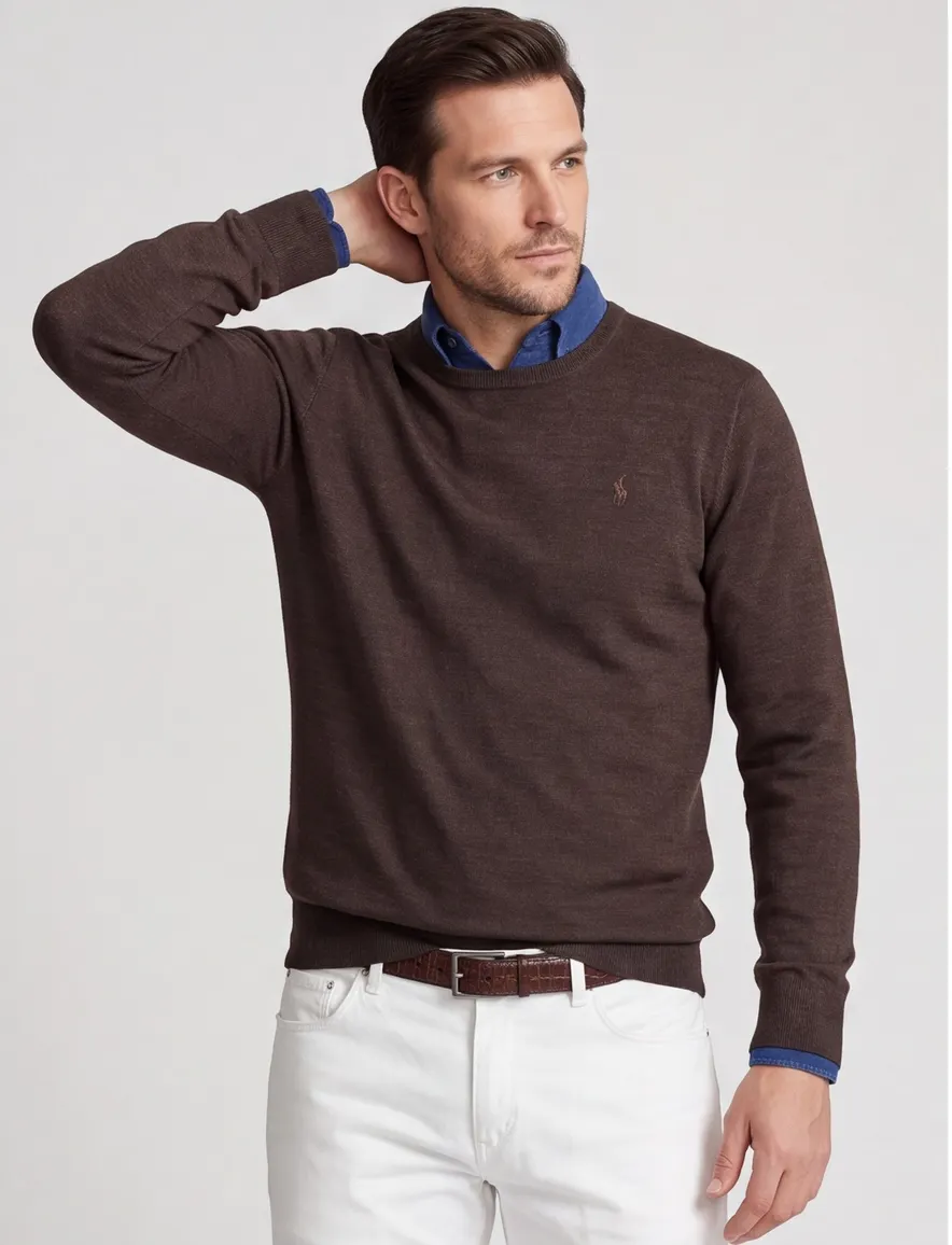 Polo Ralph Lauren trui bruin Big & Tall