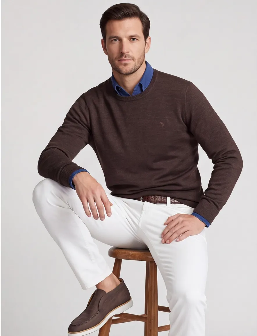 Polo Ralph Lauren trui bruin Big & Tall