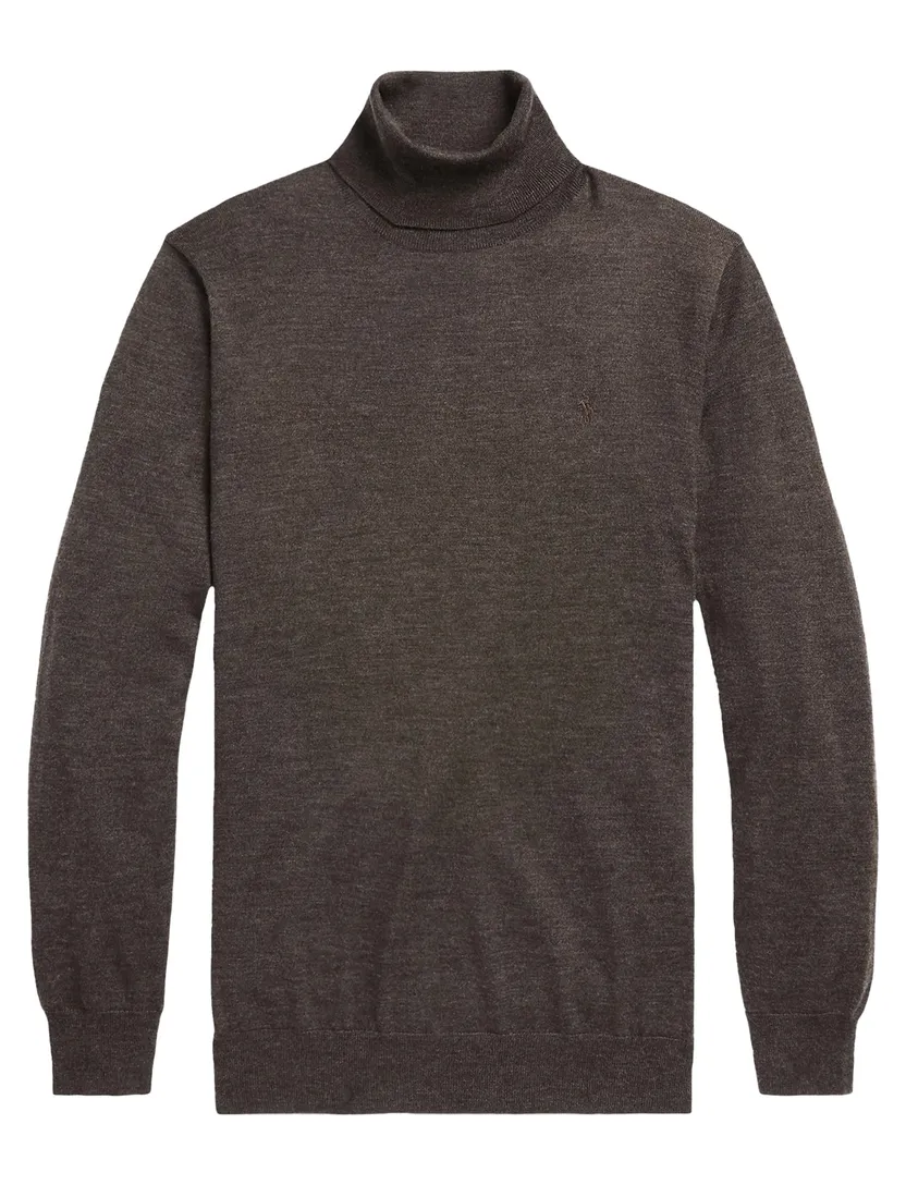 Polo Ralph Lauren coltrui normale fit bruin wol