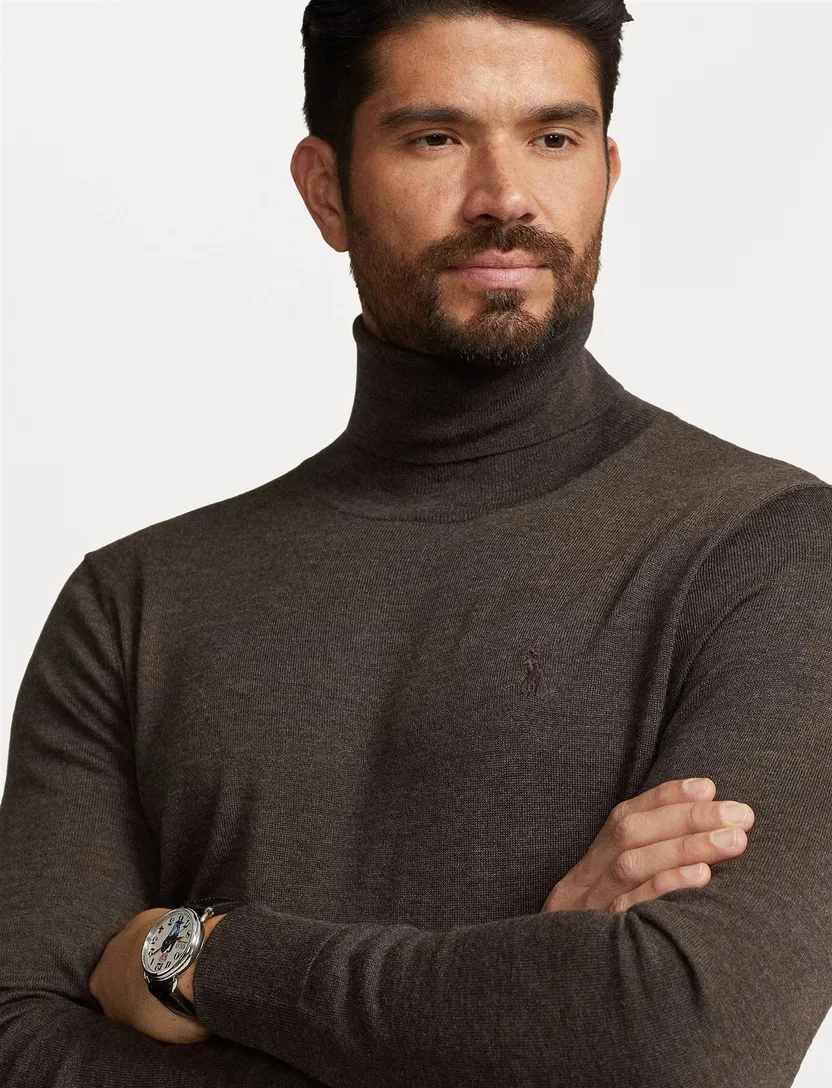 Polo Ralph Lauren coltrui normale fit bruin wol