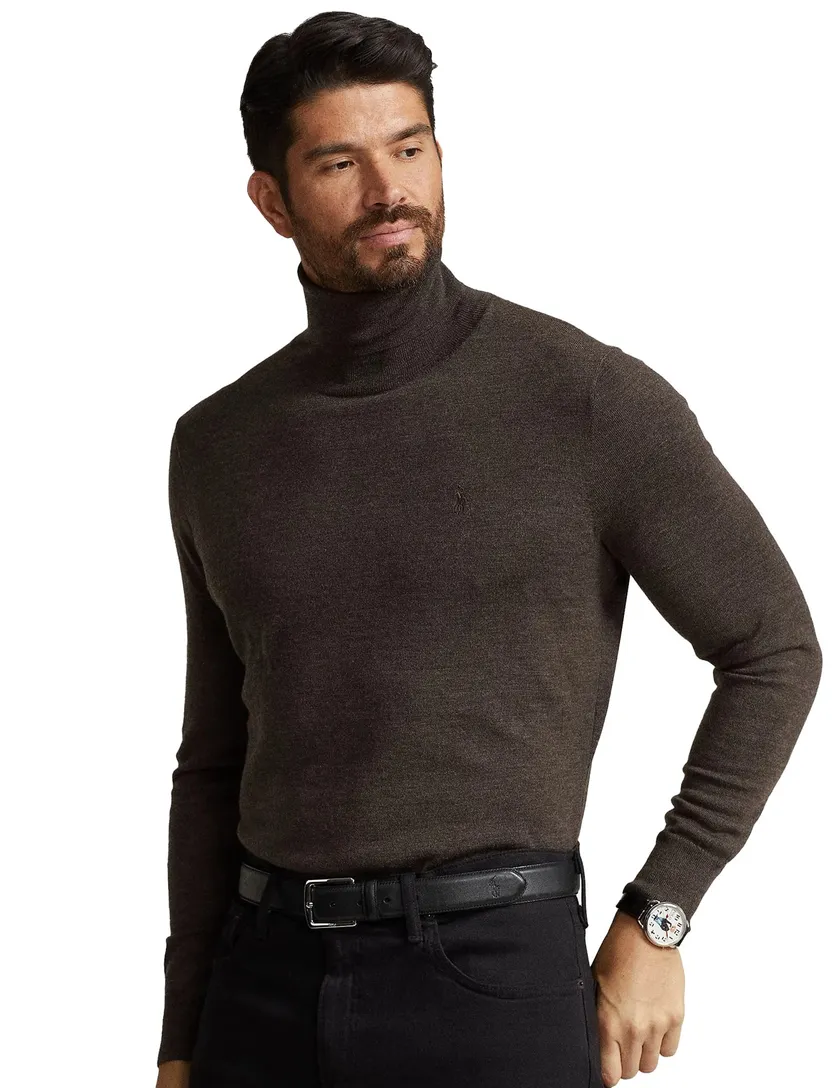 Polo Ralph Lauren coltrui normale fit bruin wol
