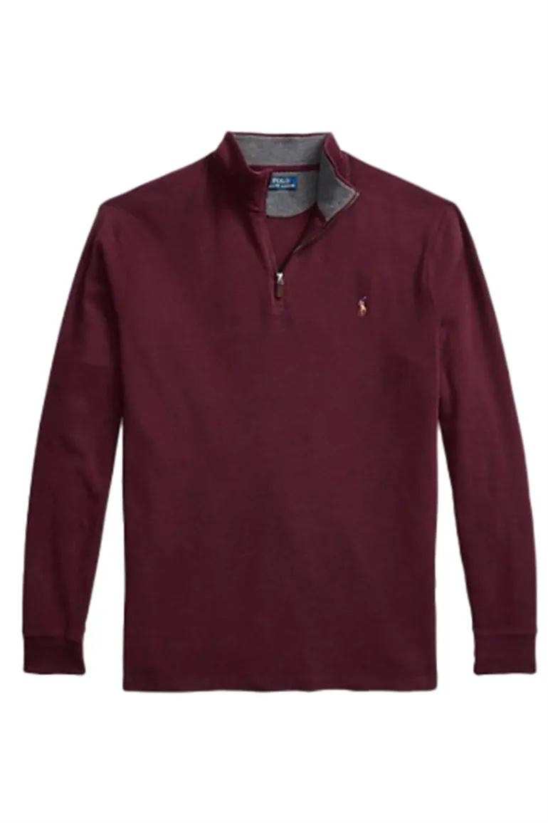 Polo Ralph Lauren trui katoen bordeaux normale fit