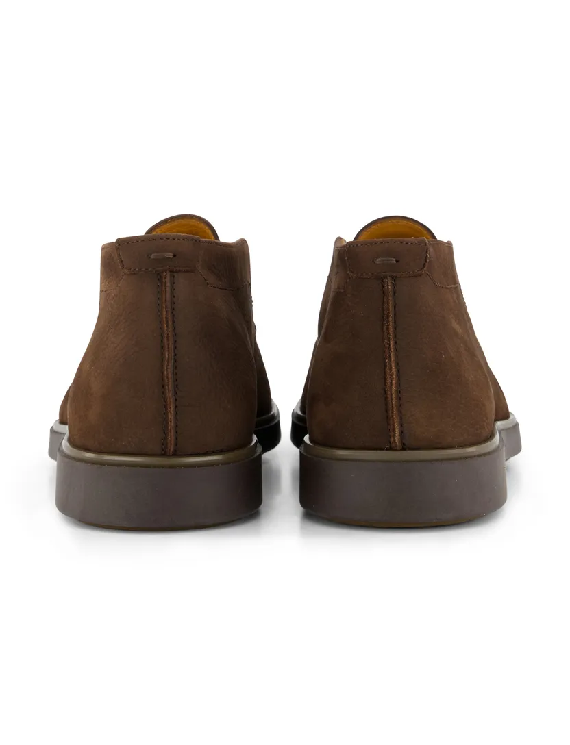 Nette schoenen Magnanni bruin effen leer
