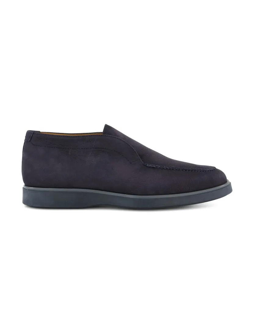 Loafers van Magnanni donkerblauw leer