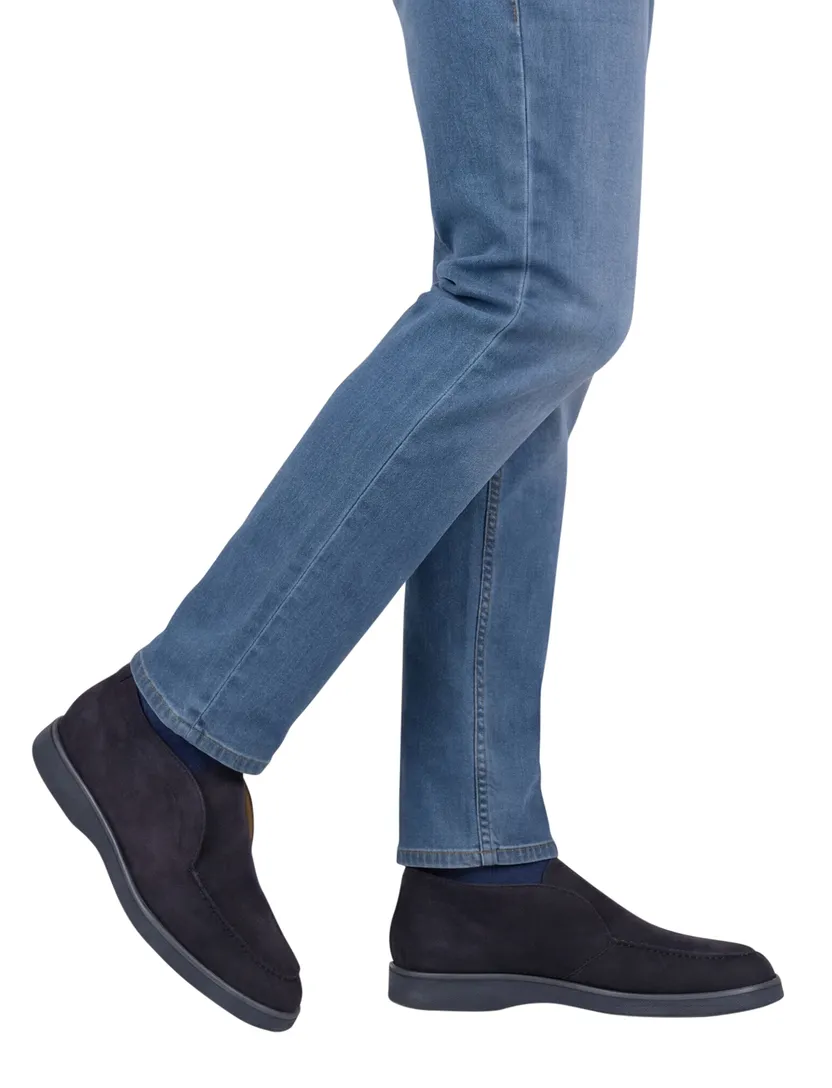Loafers van Magnanni donkerblauw leer