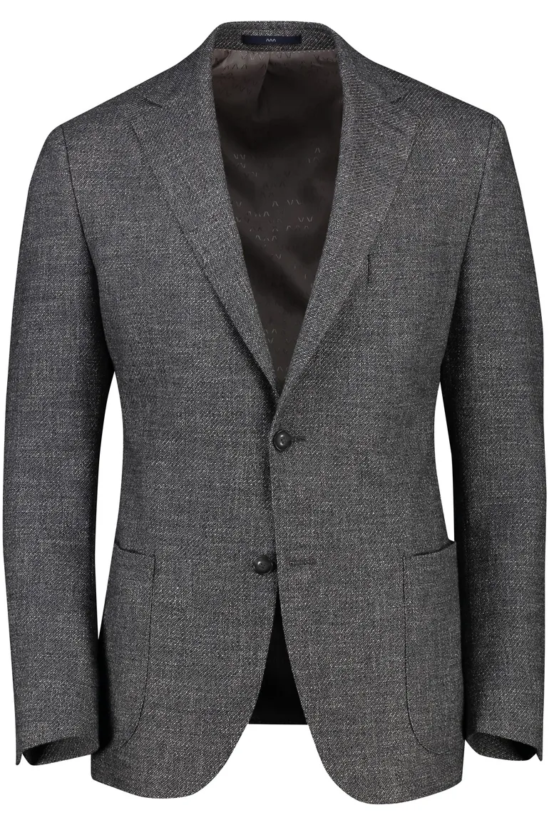 Dressler colbert wol normale fit antraciet