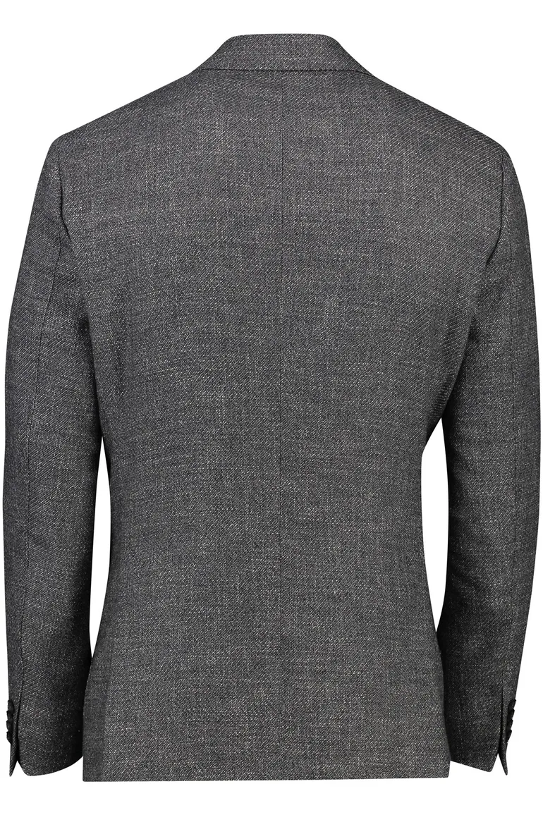 Dressler colbert wol normale fit antraciet
