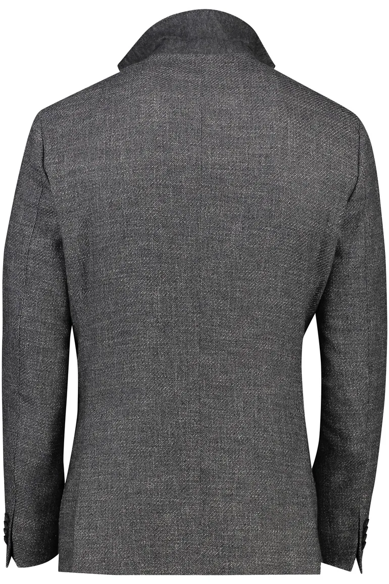 Dressler colbert wol normale fit antraciet