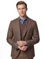 Dressler colbert bruin wol shaped fit