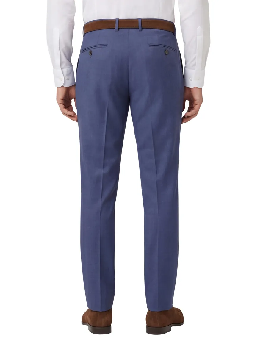 Dressler pantalon mix en match blauw effen wol