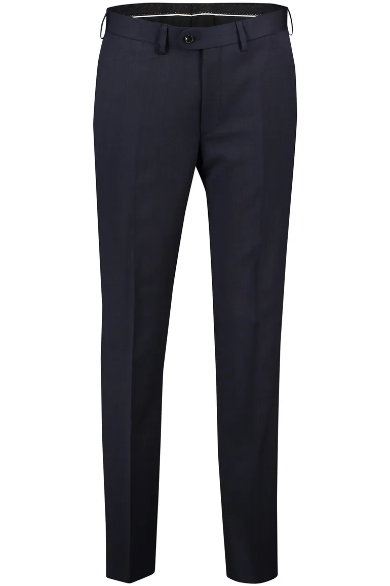 Dressler pantalon mix en match donkerblauw effen normale fit