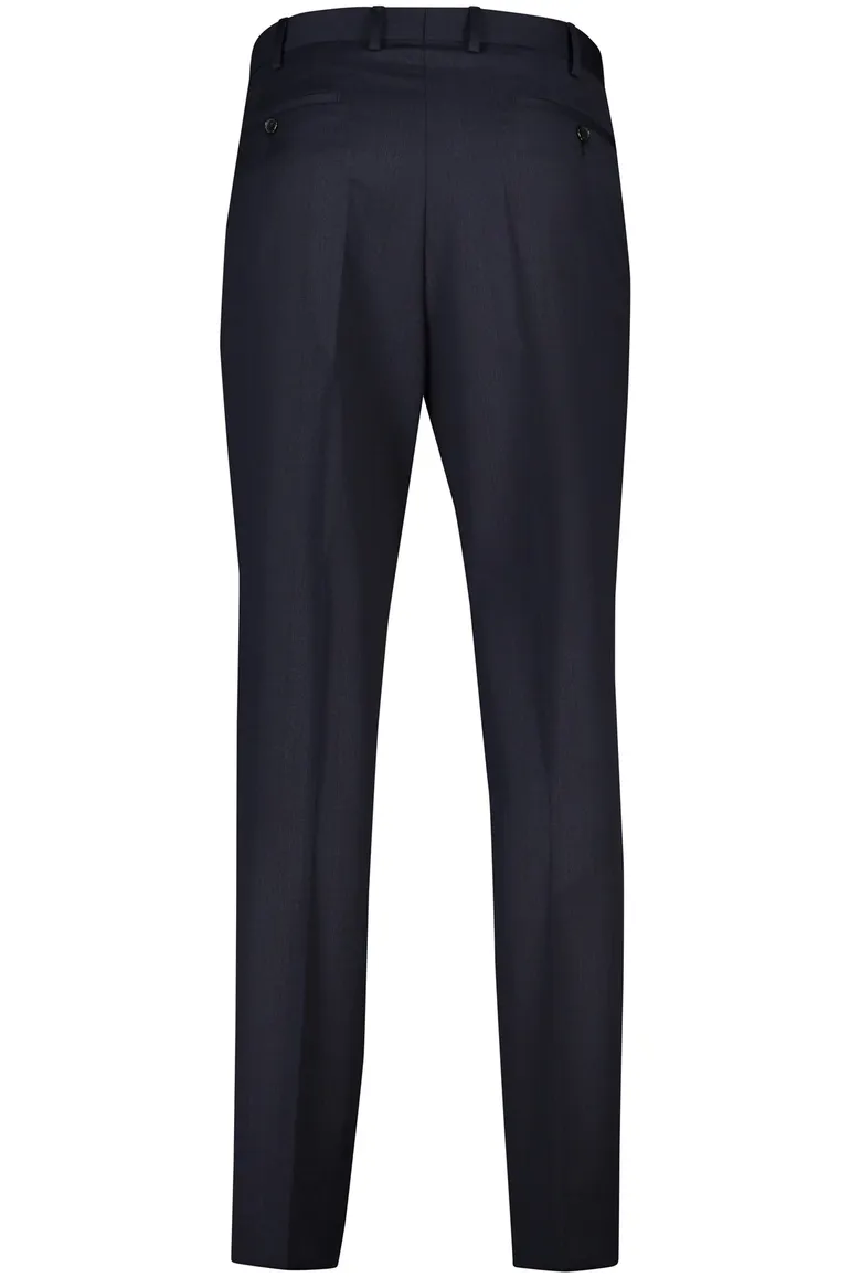 Dressler pantalon mix en match donkerblauw effen normale fit