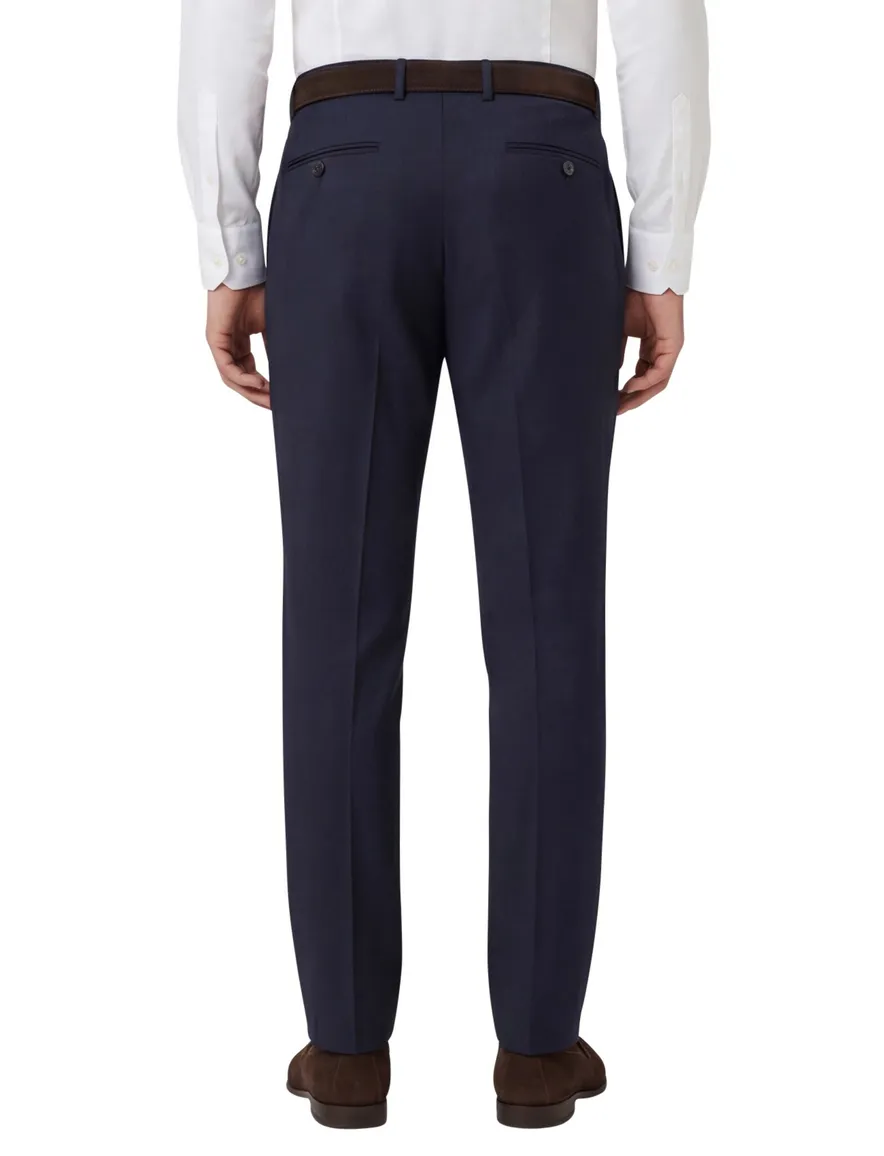 Dressler pantalon mix en match donkerblauw effen normale fit