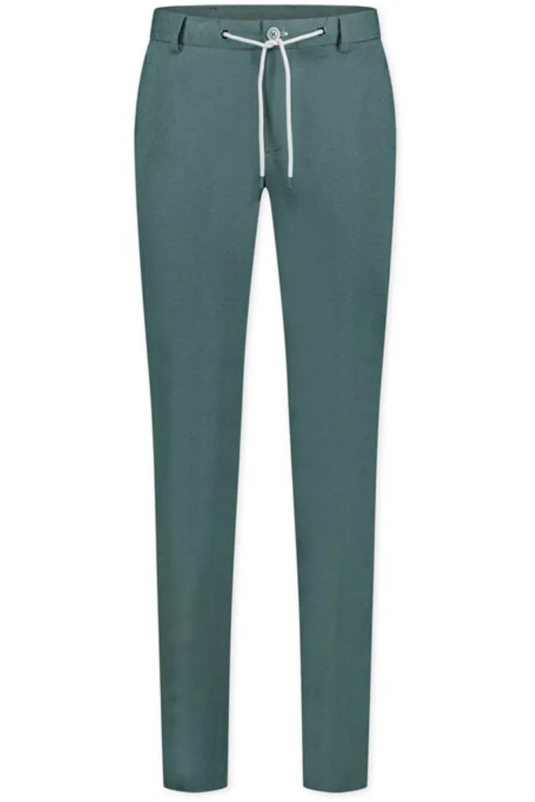Blue Industry pantalon mix en match turquoise uni katoen slim fit