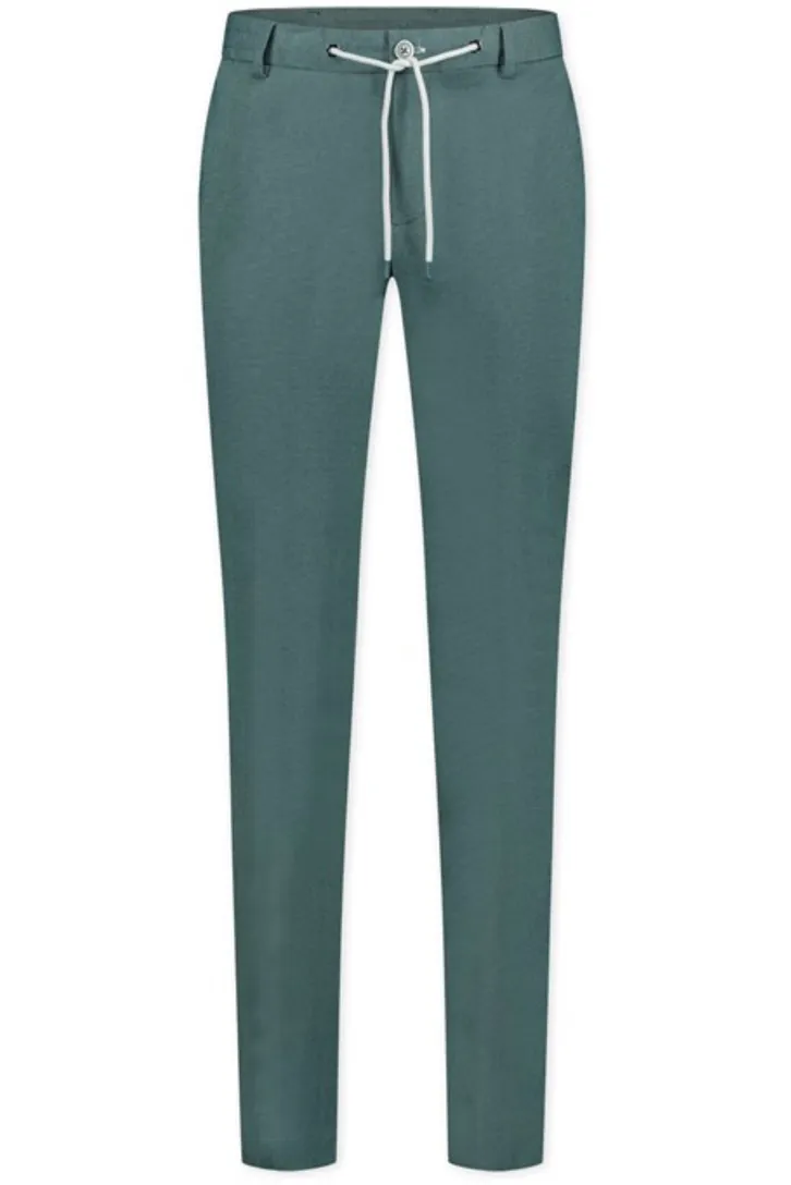 Slim fit Blue Industry pantalon mix en match groen effen katoen