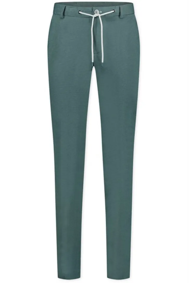 Slim fit Blue Industry pantalon mix en match turquoise effen katoen