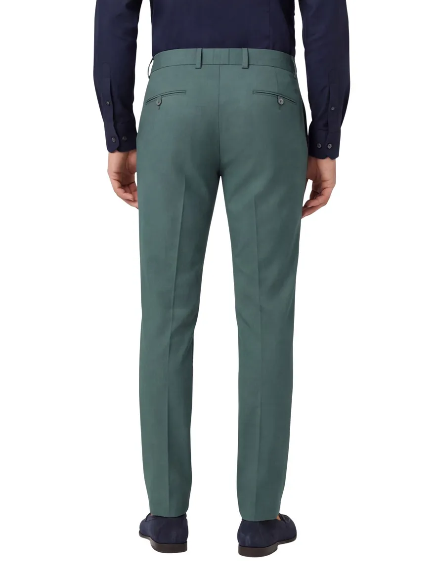 Blue Industry pantalon mix en match turquoise uni katoen slim fit
