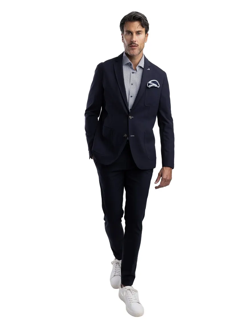 Blue Industry chino donkerblauw