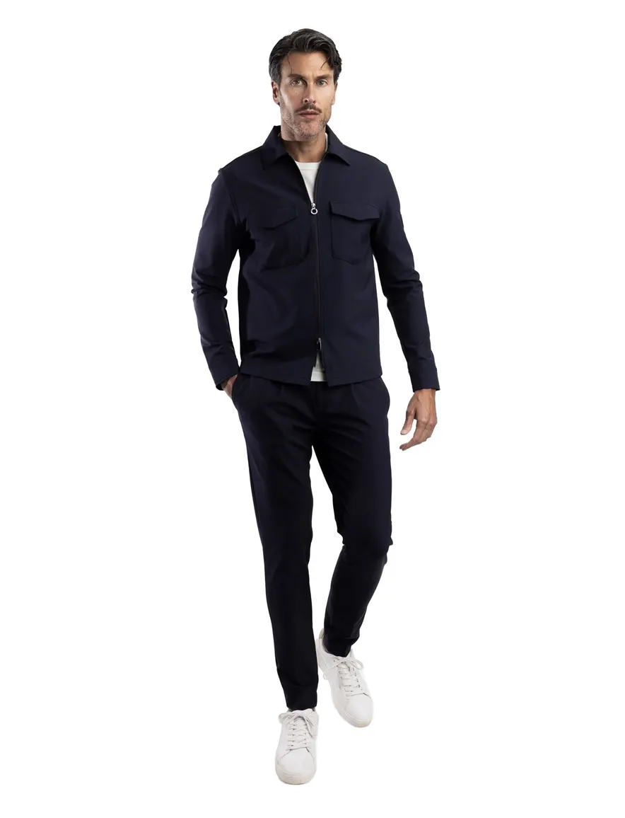 Blue Industry chino donkerblauw