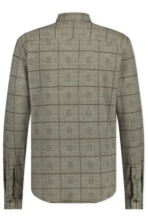 Blue Industry vest bruin geruit normale fit