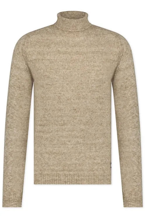 Blue Industry katoenen coltrui beige