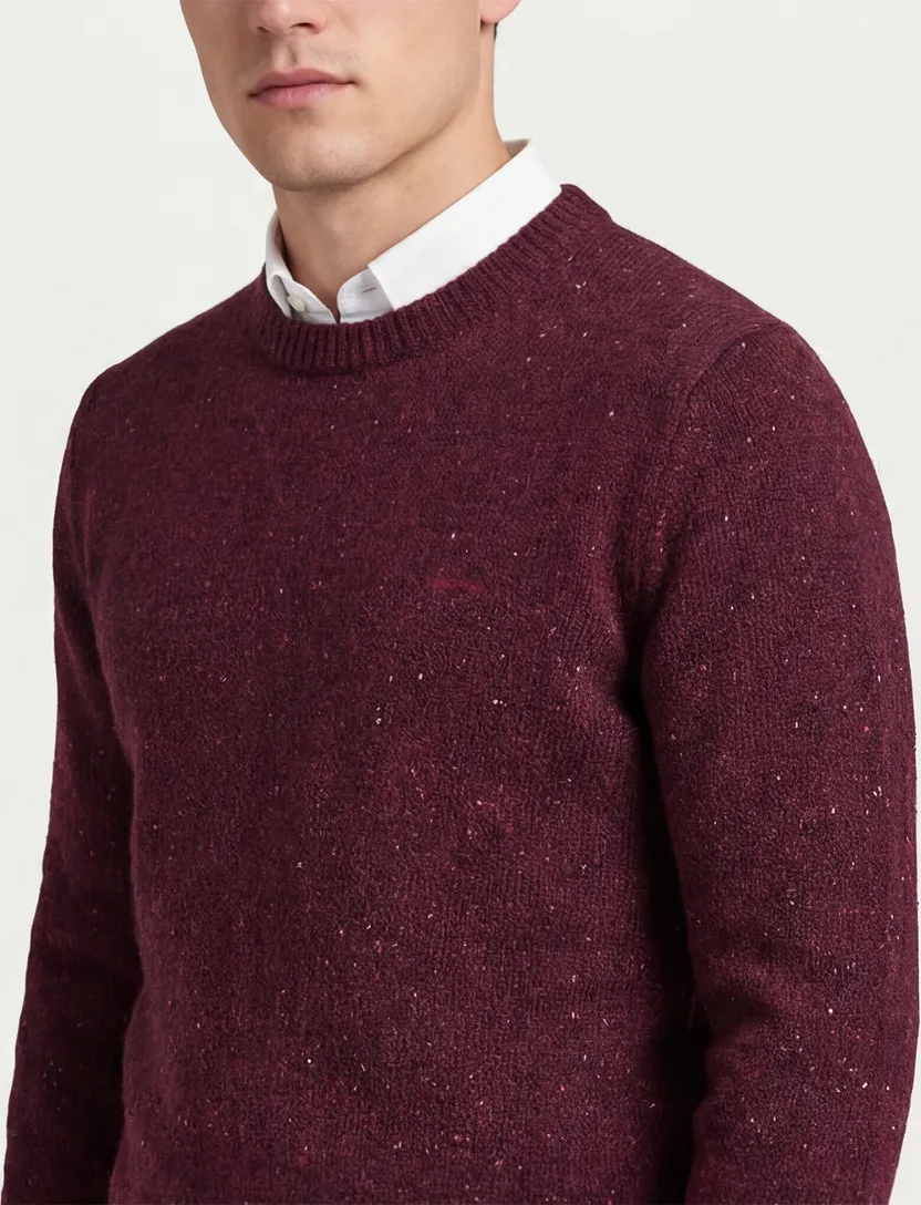 Gant trui ronde hals wol rood