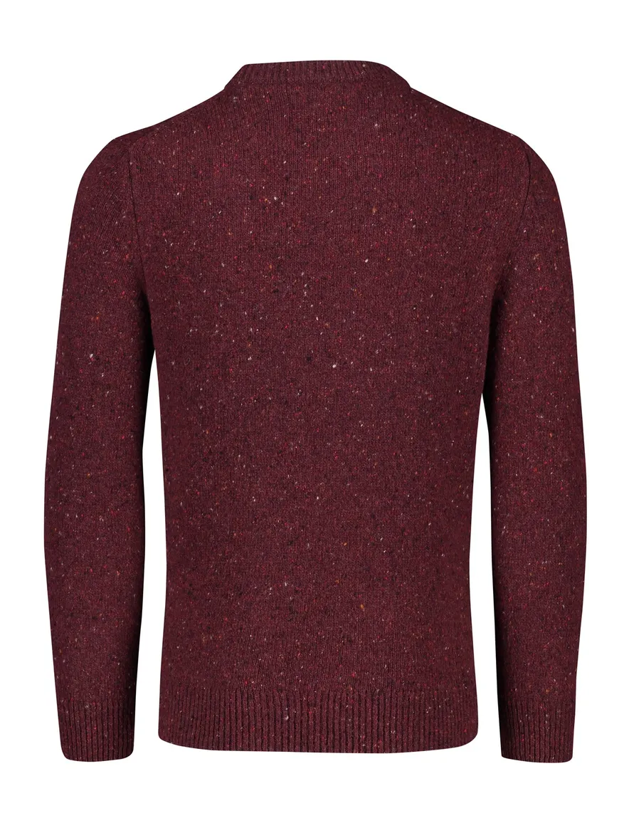 Gant trui rood wol ronde hals