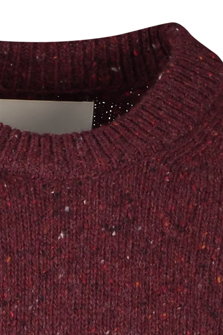 Gant trui ronde hals wol rood