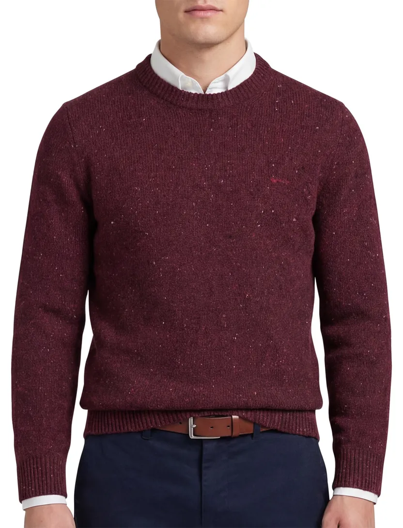Gant trui ronde hals wol rood